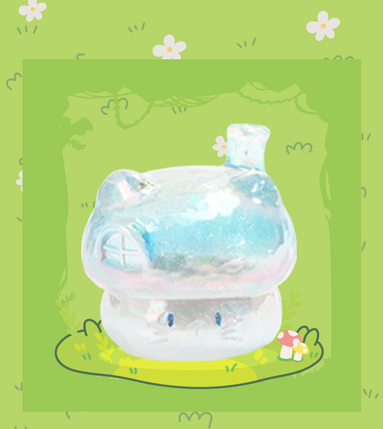 Cat PAI Fantasy Mushroom Series Blind Box DIY Decorative Resin Small Ornaments Cartoon Cute desktop ornaments pic 13