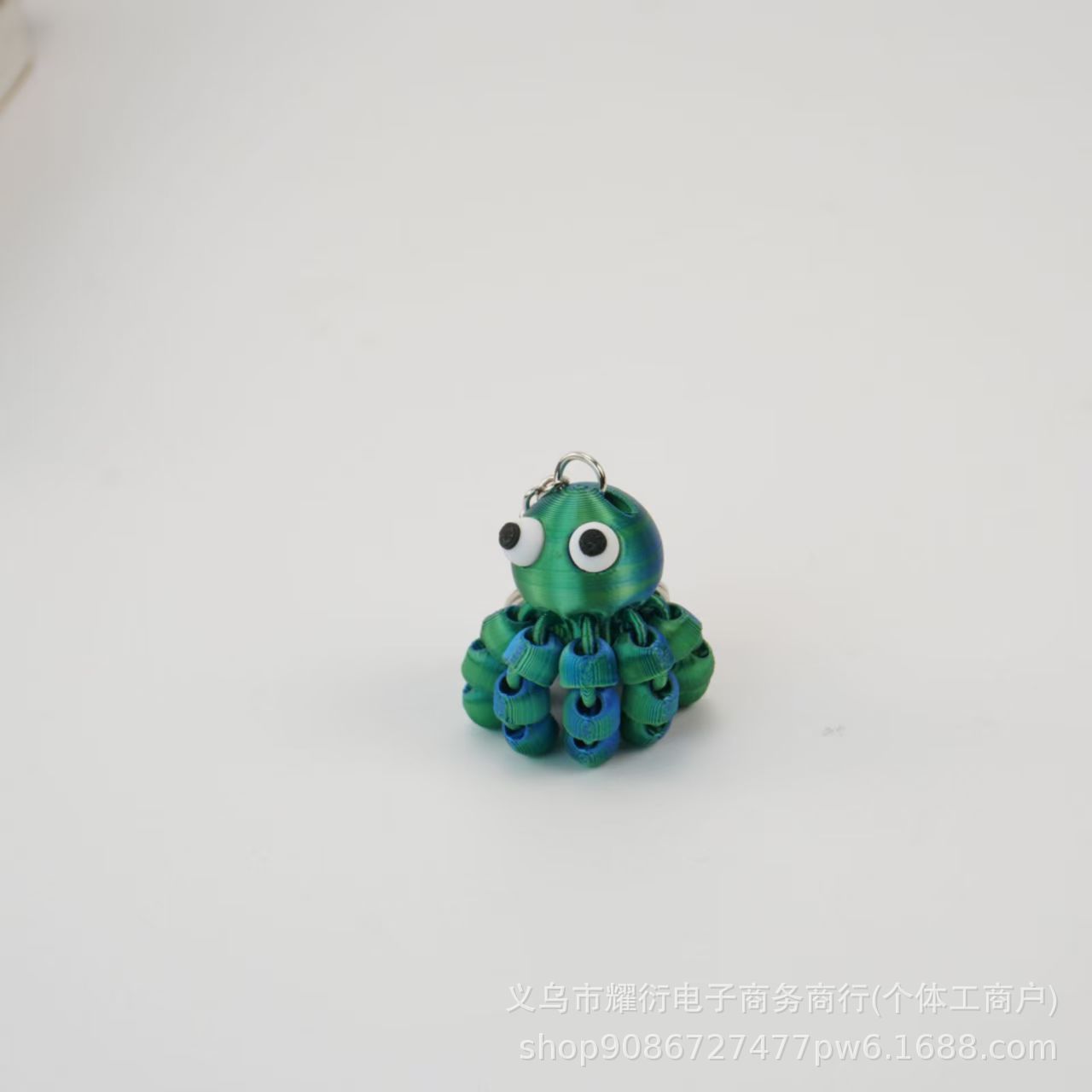 配饰爆款关节章鱼挂饰书包灵活八爪鱼打印钥匙扣3D网红新款可爱详情4