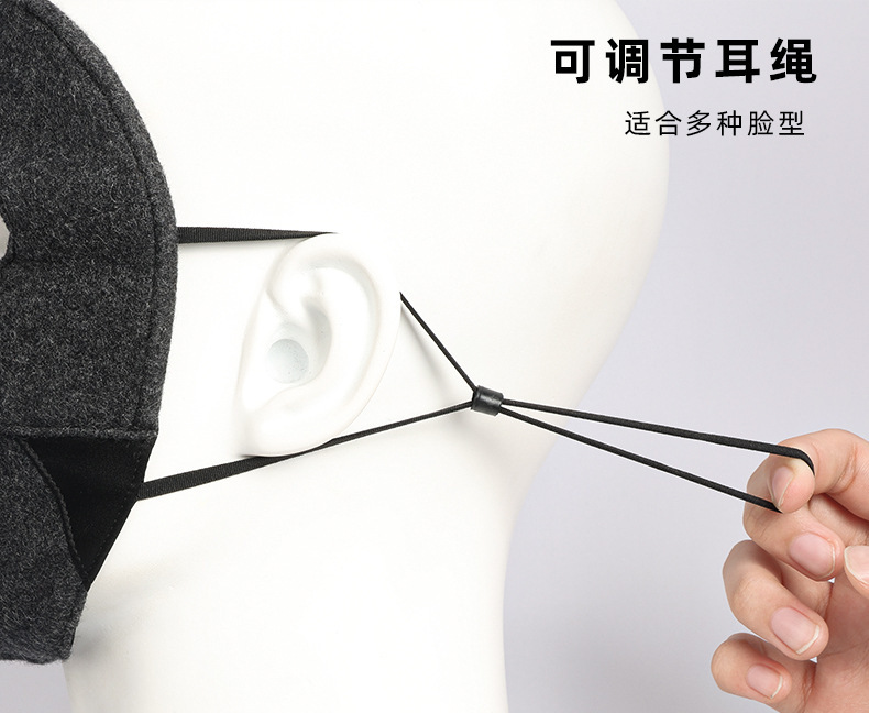 灰色女性模特防晒面纱面罩骑行面罩防晒面罩详情23