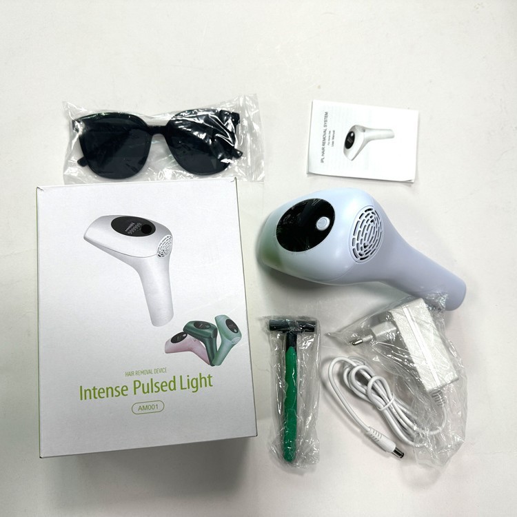 跨境手持激光脱毛仪女士光子嫩肤家用便携全身无痛不留黑脱毛仪器详情2