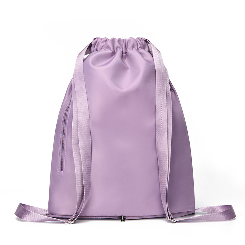 New embroidered Oxford drawstring backpacks with large capacity, fashionable outdoor trend, travel folding backpacks, cross-border wholesale pic 11