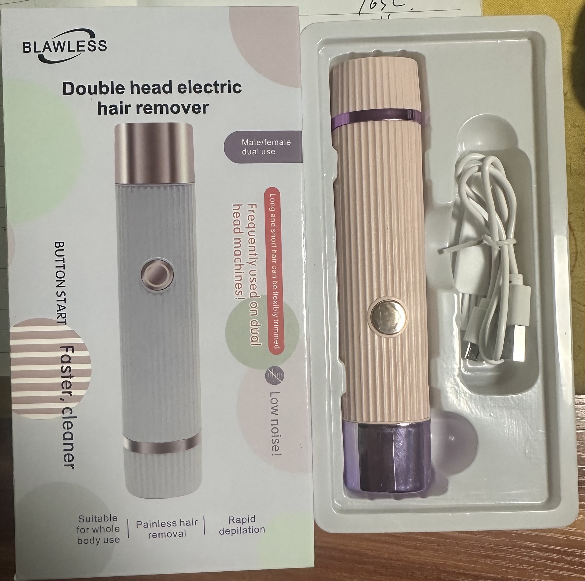 电动剃毛器私密男女士修剪器通用刮毛刀不留脱毛腋下详情19