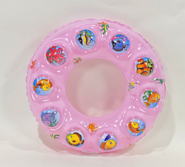 夏季加厚儿童成人充气腋下双气囊双层透明水晶圈游泳圈详情12