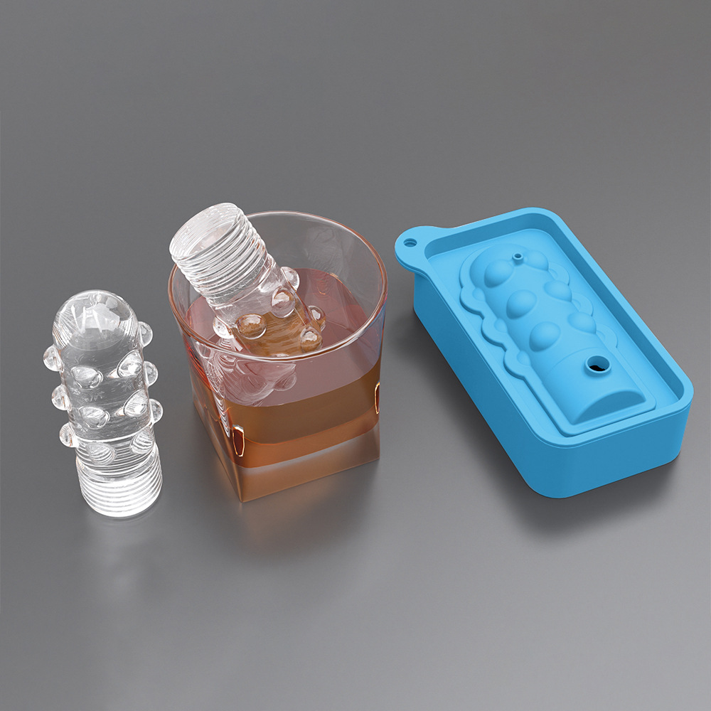 硅胶恶搞创意冰格模具带盖威士忌制冰器自封口 硅胶冰块冰模详情27