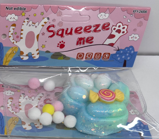 3色混中猫爪+棒棒糖捏捏乐解压玩具详情3