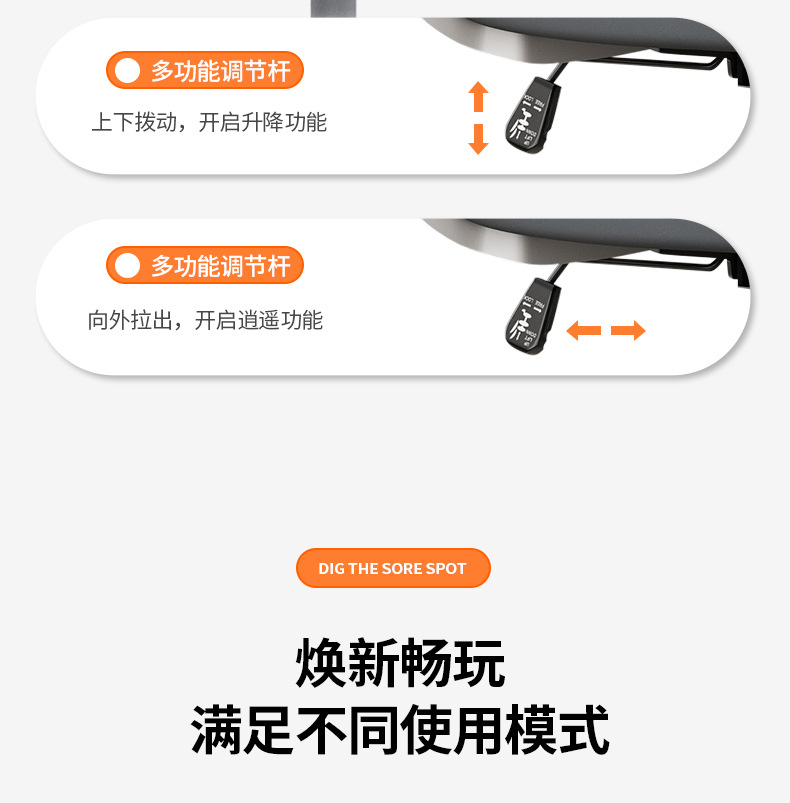 员工办公室椅子舒服久坐人体工学椅家用卧室书桌椅旋转电脑椅批发详情6