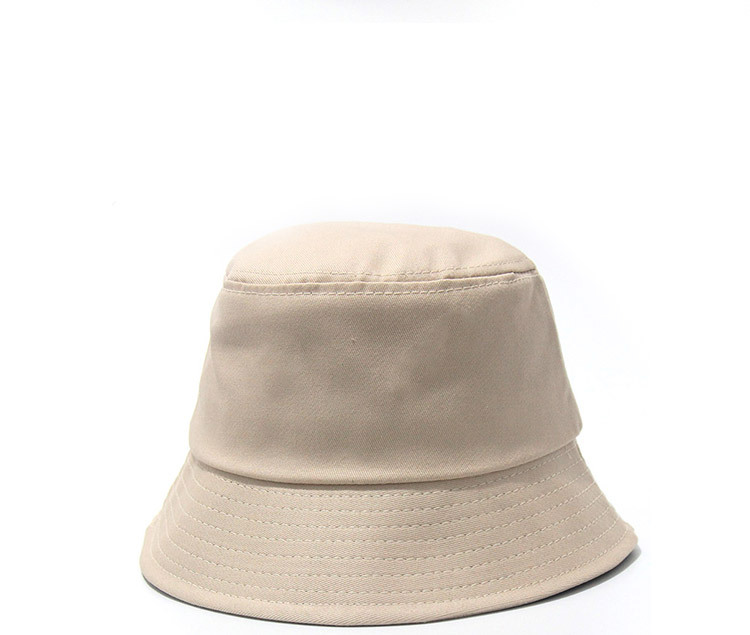 Cross-border ready-made fisherman hats with printed and embroidered characters, adult fisherman hats, pure cotton black and white glossy printed flowerpot hats, custom-made pic 6