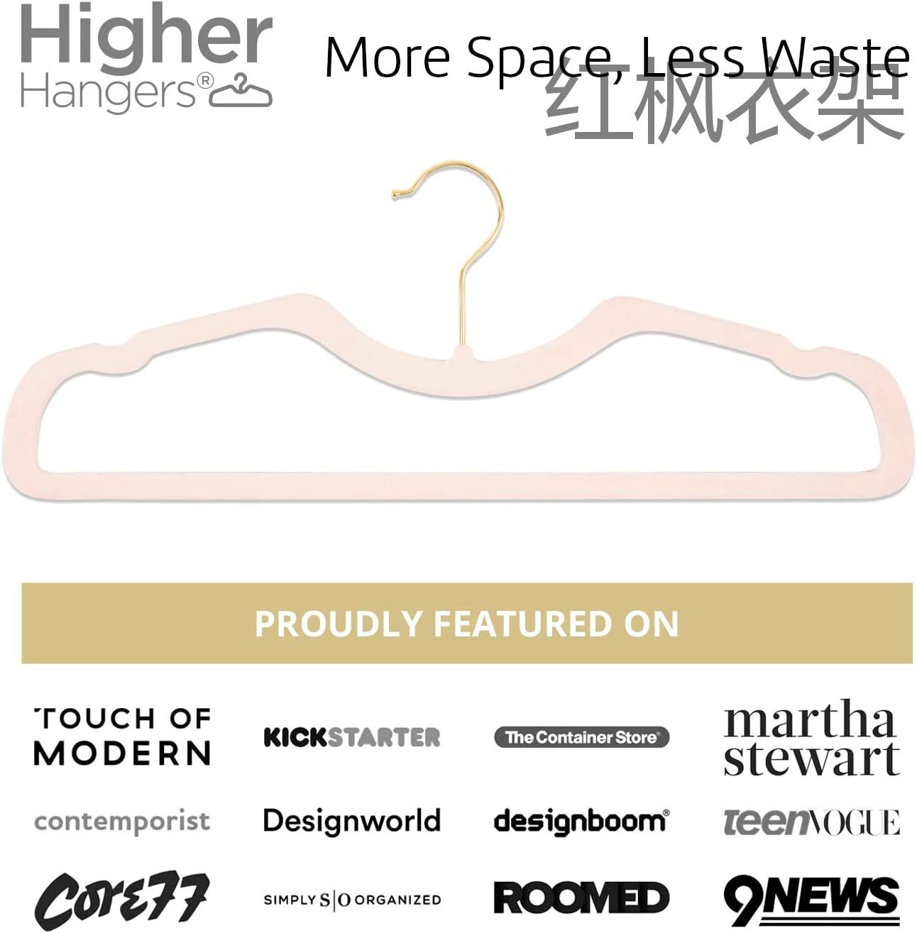 New personalized short-necked hanger that saves vertical space, anti-slip, dry and wet dual-purpose, shorter height, ultra-thin plastic hanger pic 18