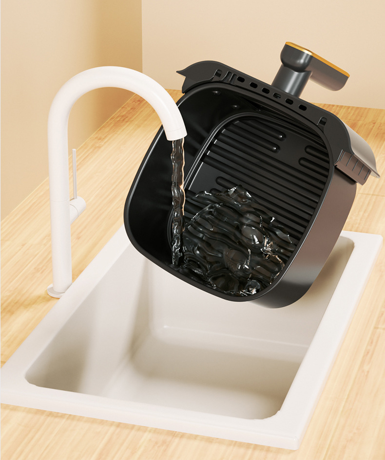 New type mechanical non-flipping household air fryer, dormitory oven, large-capacity multi-functional all-in-one machine, electric fryer pic 9
