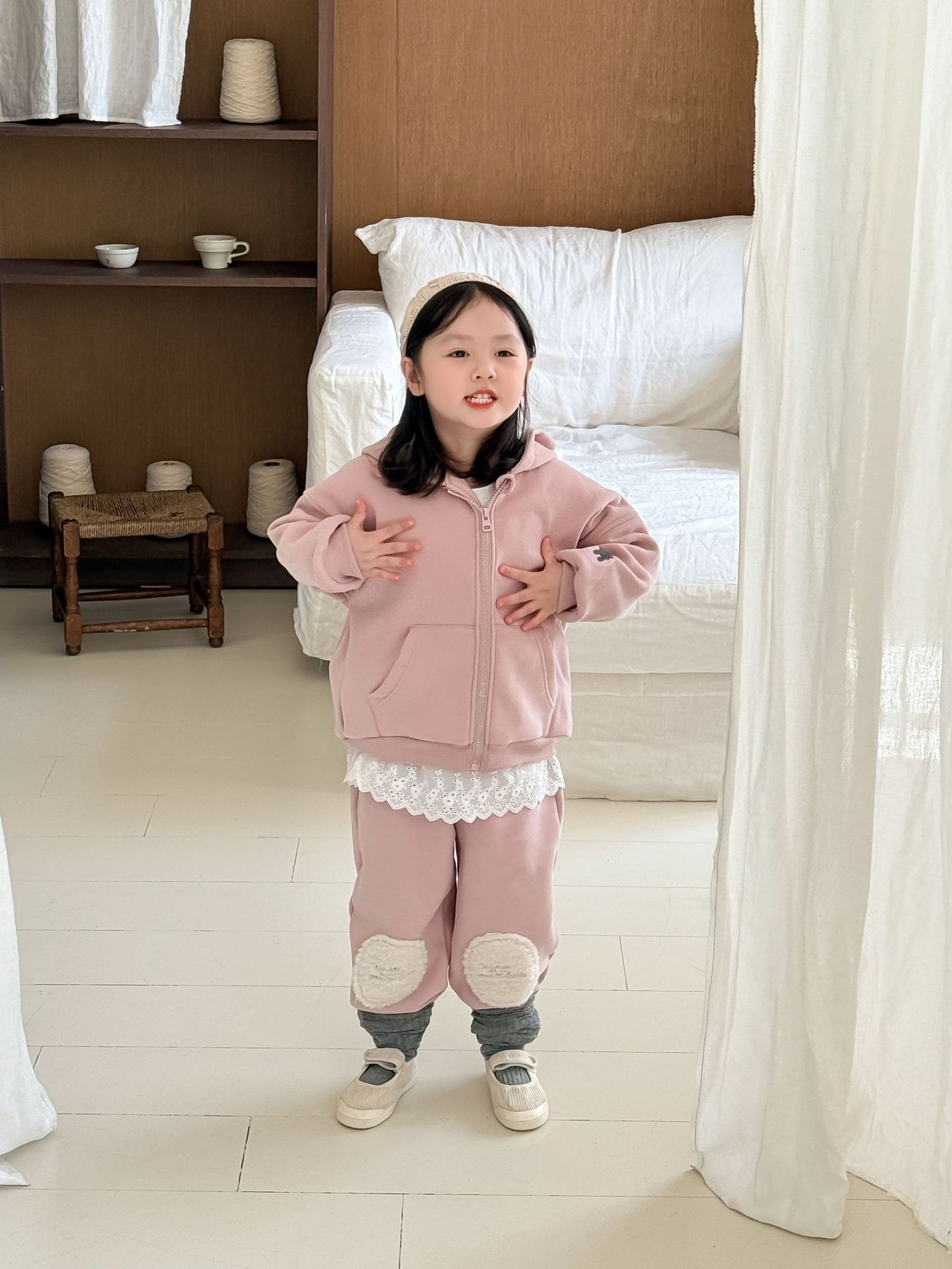 【清仓款】维木童装女童加绒卫衣套装2024冬季新款儿童韩版上衣卫详情4