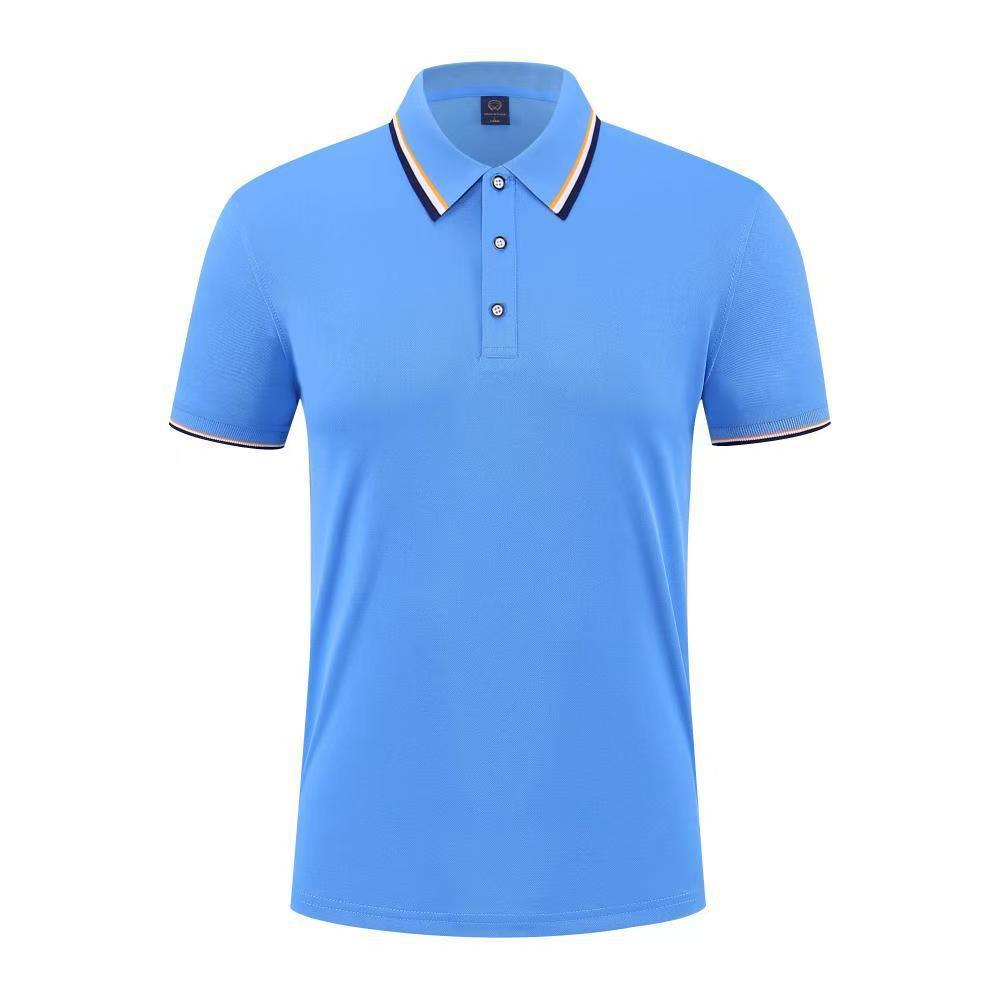77201男士polo衫短袖工作服可换logo夏季多色款男女同款翻领详情31
