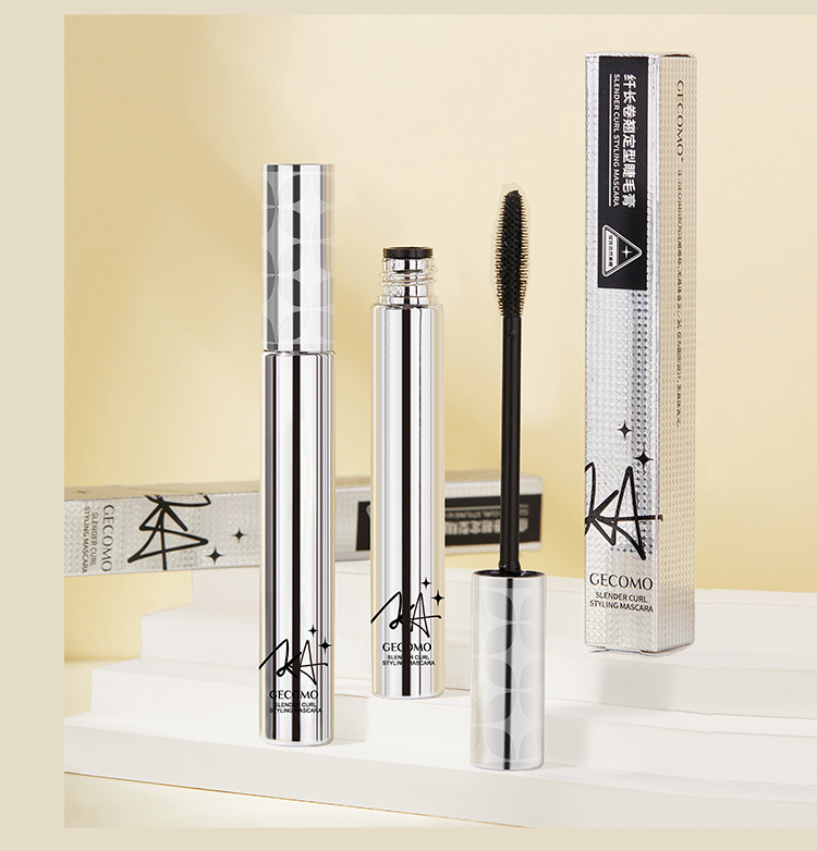 GECOMO小银管睫毛膏 自然纤长卷翘浓密速干防水持久定型不易晕染详情15