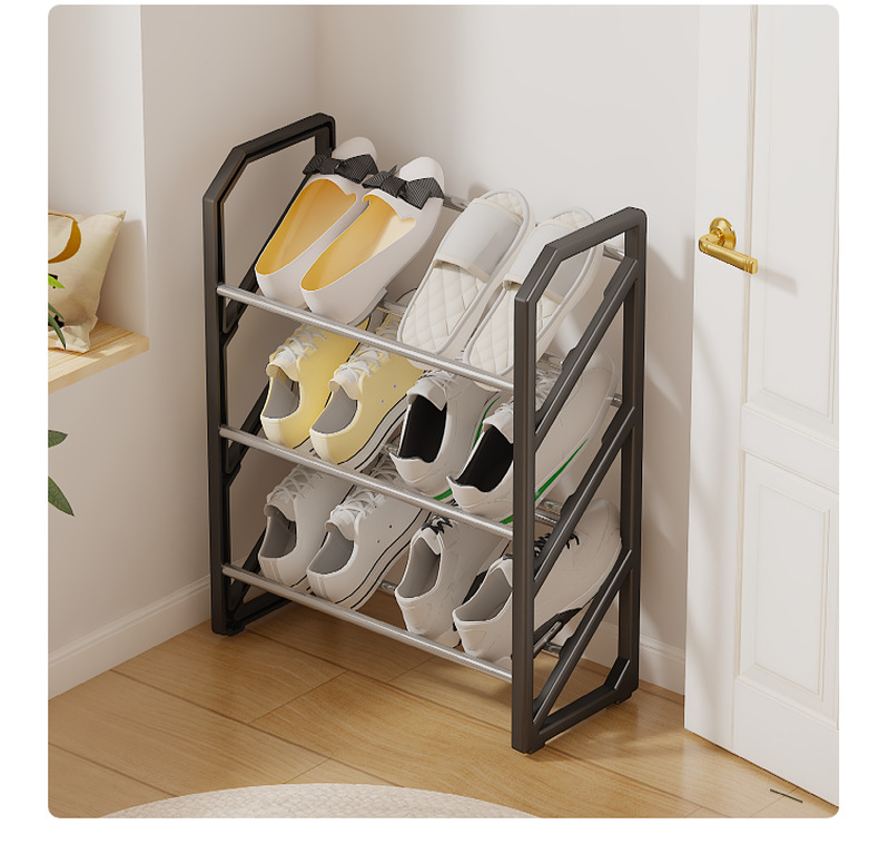 Shoe rack layering, no installation required, simple shoe rack at the door, dormitory dust-proof storage rack, factory direct sales to Southeast Asia pic 12