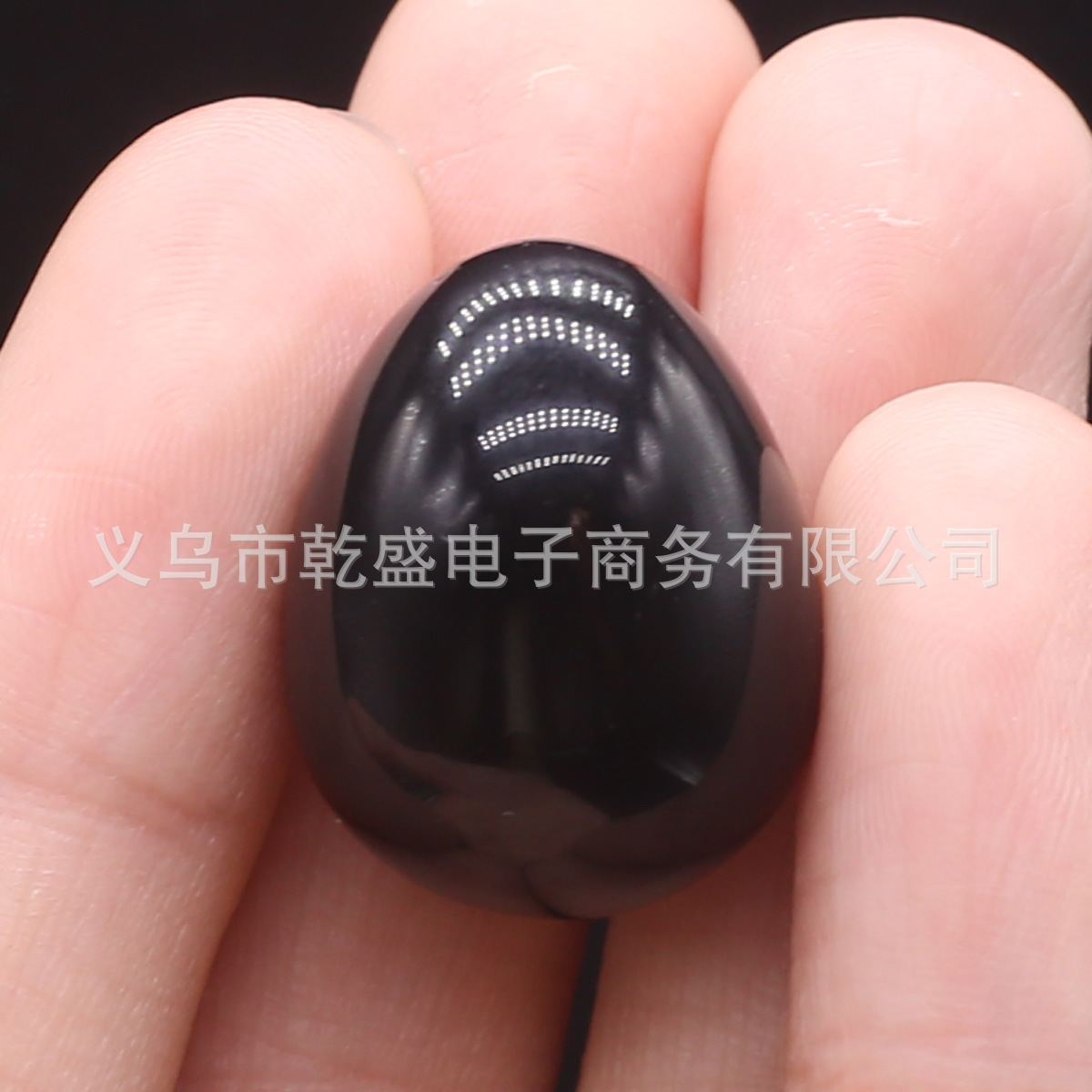 天然绿东陵紫晶黄玉鸡蛋摆件半宝石DIY装饰品小摆件详情6
