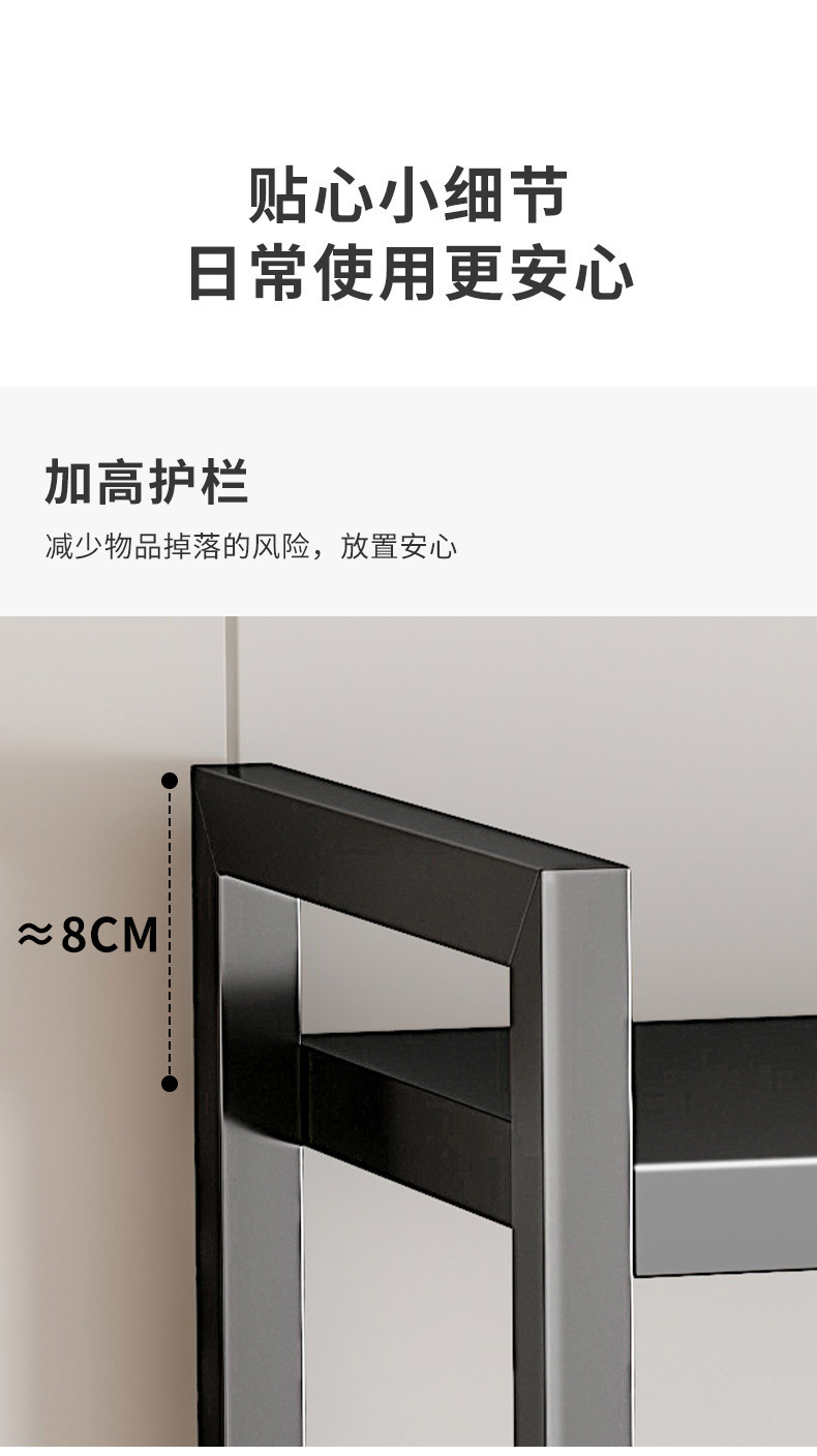 Portable bookshelf, storage rack, floor-standing multi-layer living room simple display cabinet, storage rack, bedroom shelf, storage cabinet pic 12