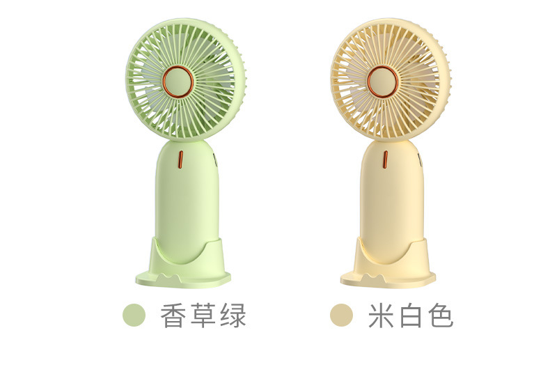 Handheld small fan, simple and portable, mini USB charging, strong wind force, silent, logo design for a souvenir pic 23