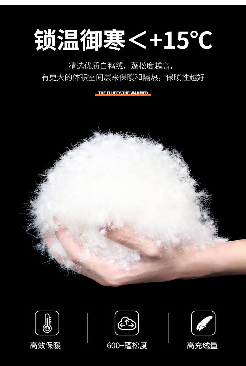 Winter new down cotton jacket men's off-the-shoulder 详情3