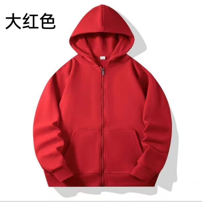 儿童纯棉圆领卫衣定制图案logo春秋款纯色320克光板卫衣跨境外贸详情45