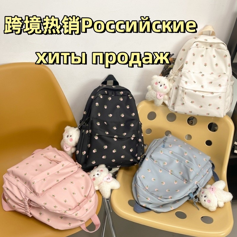 Small 2025 cross-border new style high appearance level artistic and casual primary school schoolbag, commuting and shopping small backpack pic 2