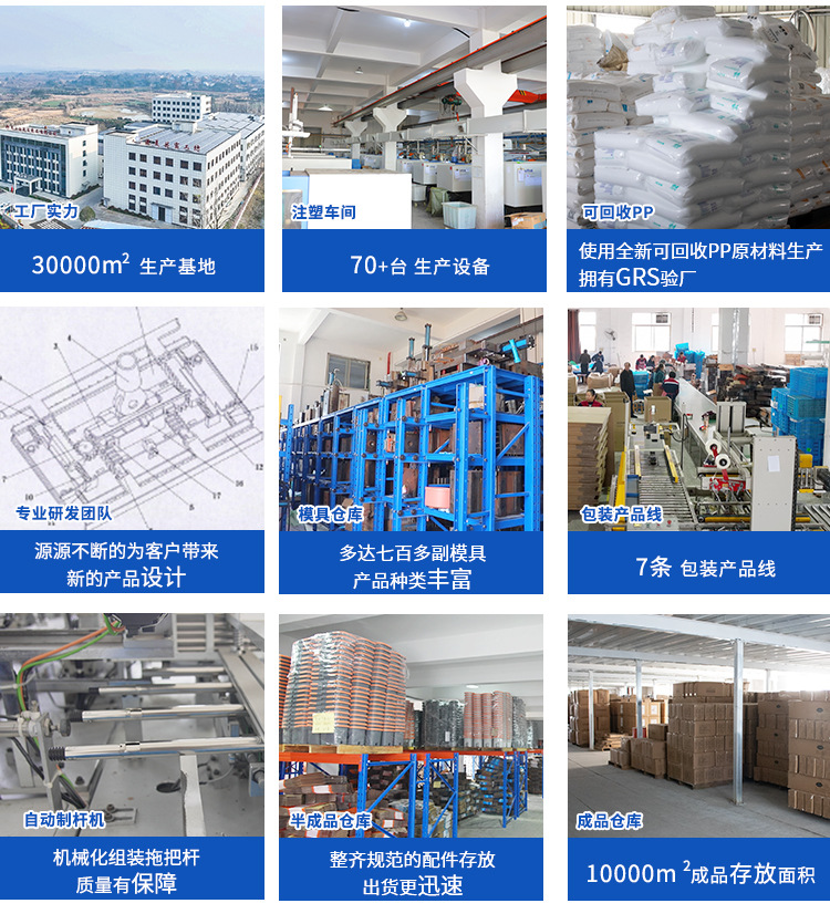 生产定制 分离桶旋转拖把套装 Mop 折叠桶 mop 拆分桶好神拖拖把详情2