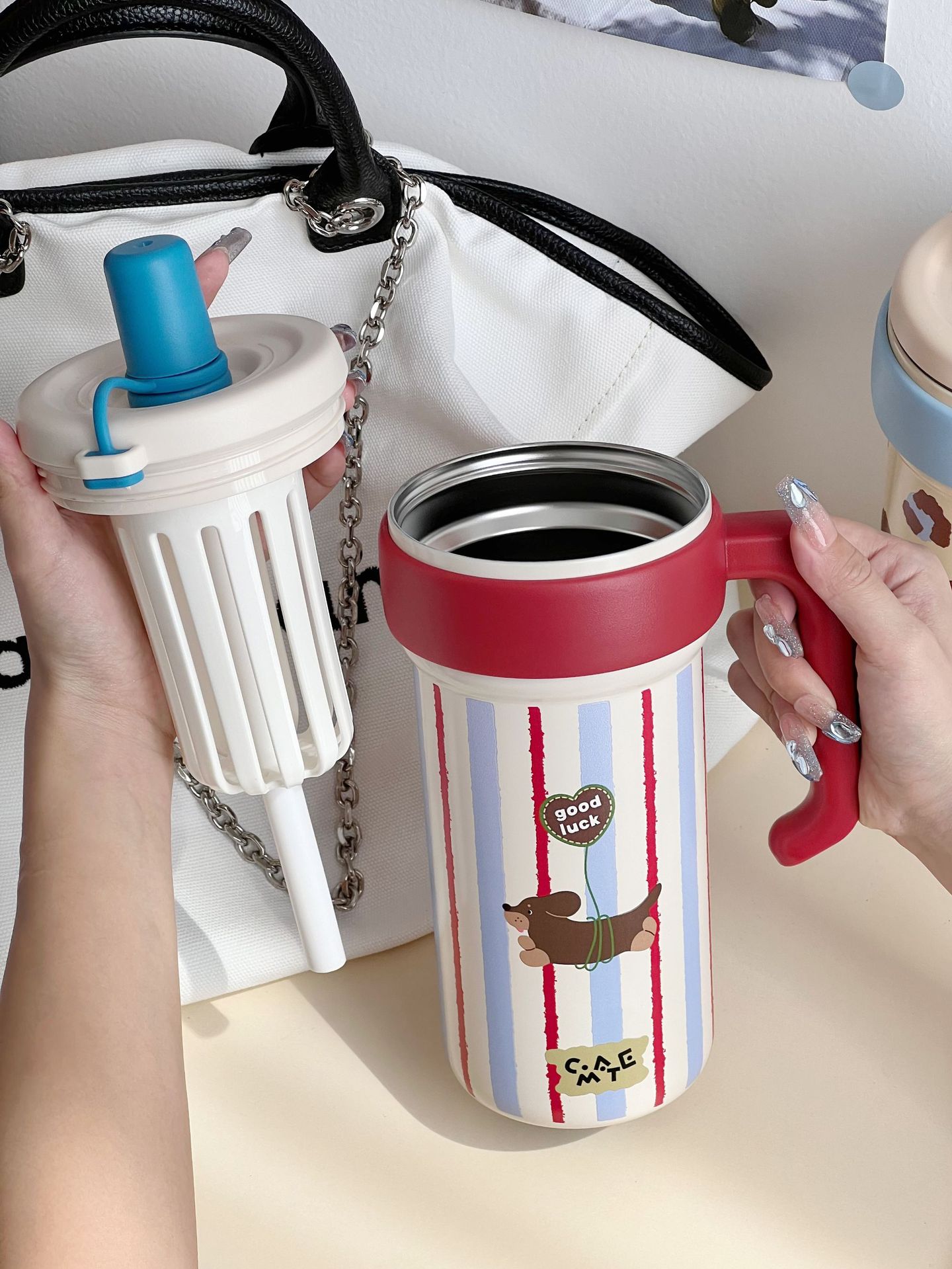 2025新款大容量冰霸杯男女高颜值吸管杯316不锈钢双层真空保温杯详情6