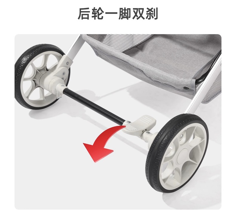 工厂直销婴儿推车可坐可躺双向轻便折叠高景观宝宝新生儿童手推车详情25