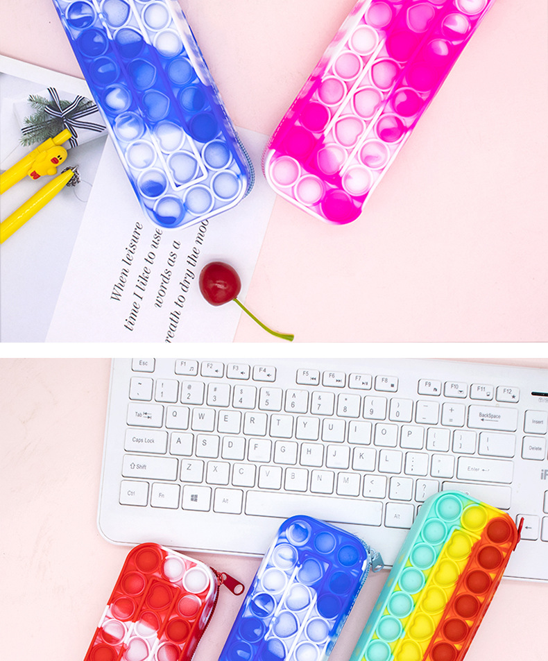 New cross-border pen case, Rat Killer Pioneer, Color Rat Killer Pioneer pen box storage bag, student stationery, stress-relieving press fun pic 10