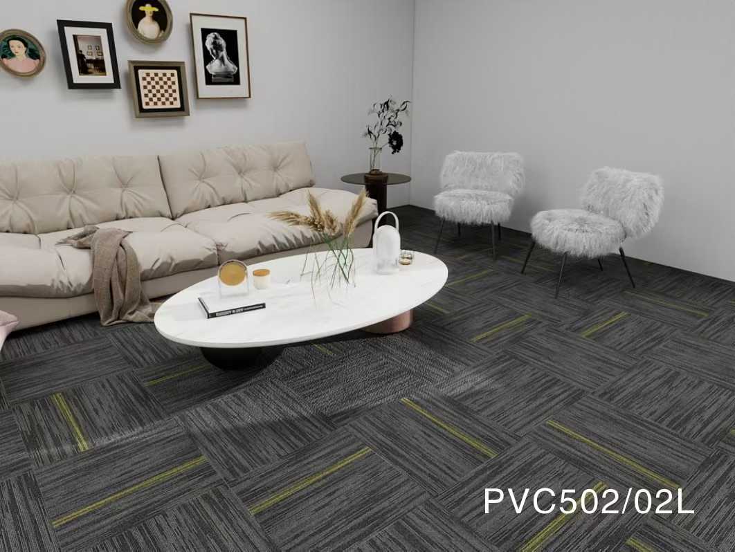 绿生新材料办公室地毯PVC底丙纶方块地毯加厚耐磨拼接地毯写字楼直播间地毯模块化拼接地毯环保无异味多色可选随心搭配PVC打详情13