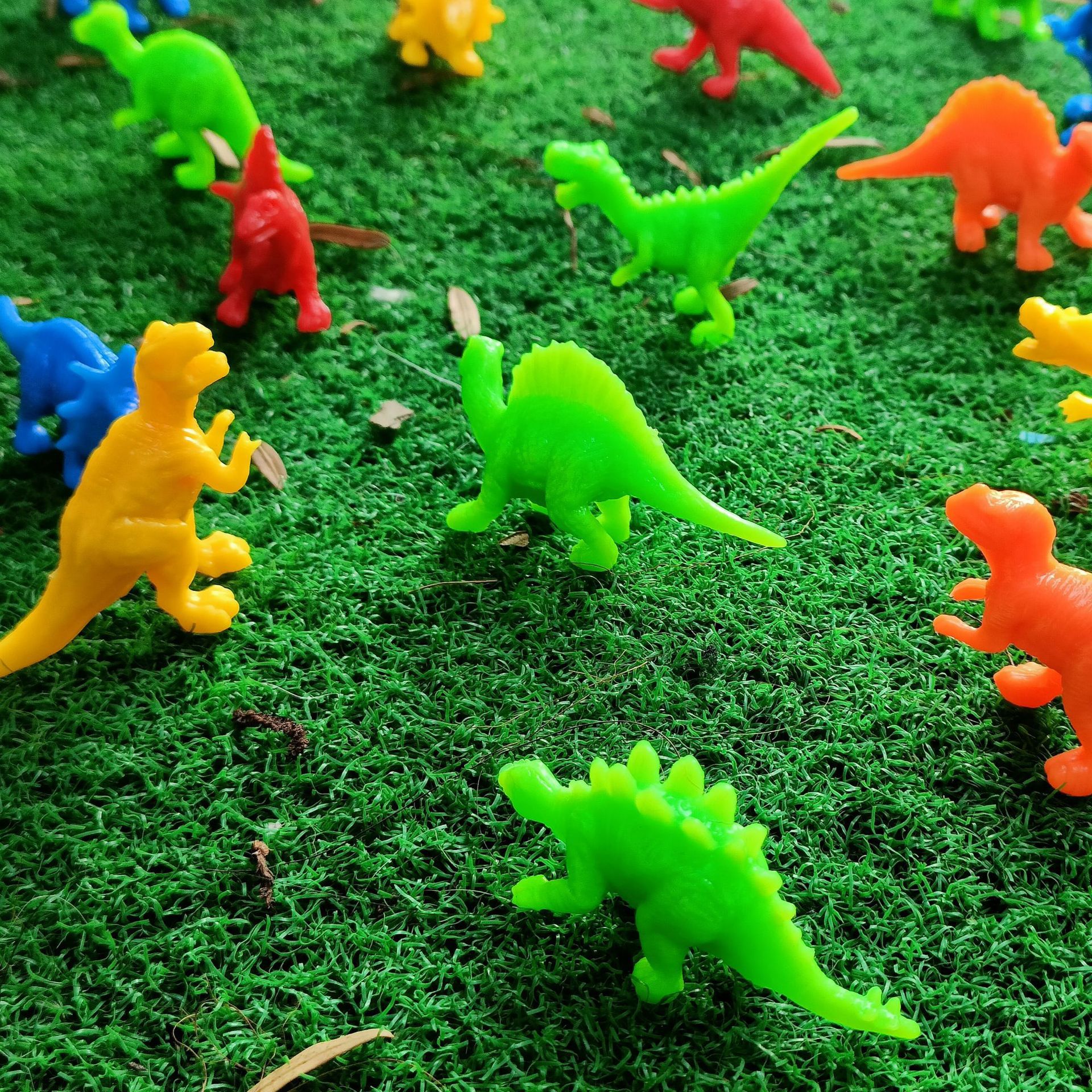 跨境仿真动物模型多款迷你实心小恐龙套装软胶考古恐龙模型详情6