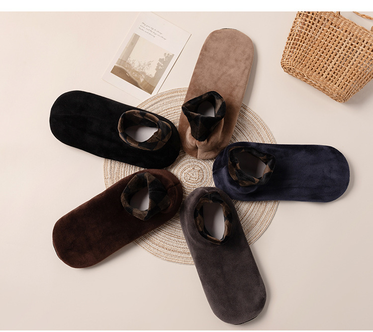 秋冬超柔地板袜成人男士保暖袜套加厚防滑家居室内鞋袜加绒地毯袜详情10