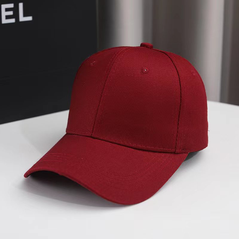 Plain cotton baseball caps for men and women in solid colors, simple, fashionable and versatile for export. DIY baseball caps with embroidered logos. 3977 types of sun protection, breathable and casual hats pic 13