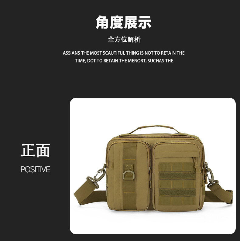 New commuter bags, multi-functional camouflage crossbody bags, outdoor sports lightweight single-shoulder bags, and travel lull bags pic 7