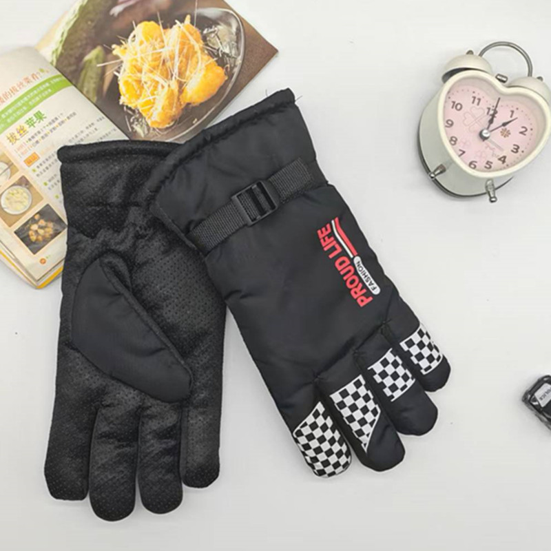 Wholesale of new fleece and thickened warm sports and outdoor skiing gloves, as well as windproof gloves for electric bikes and motorcycles pic 4