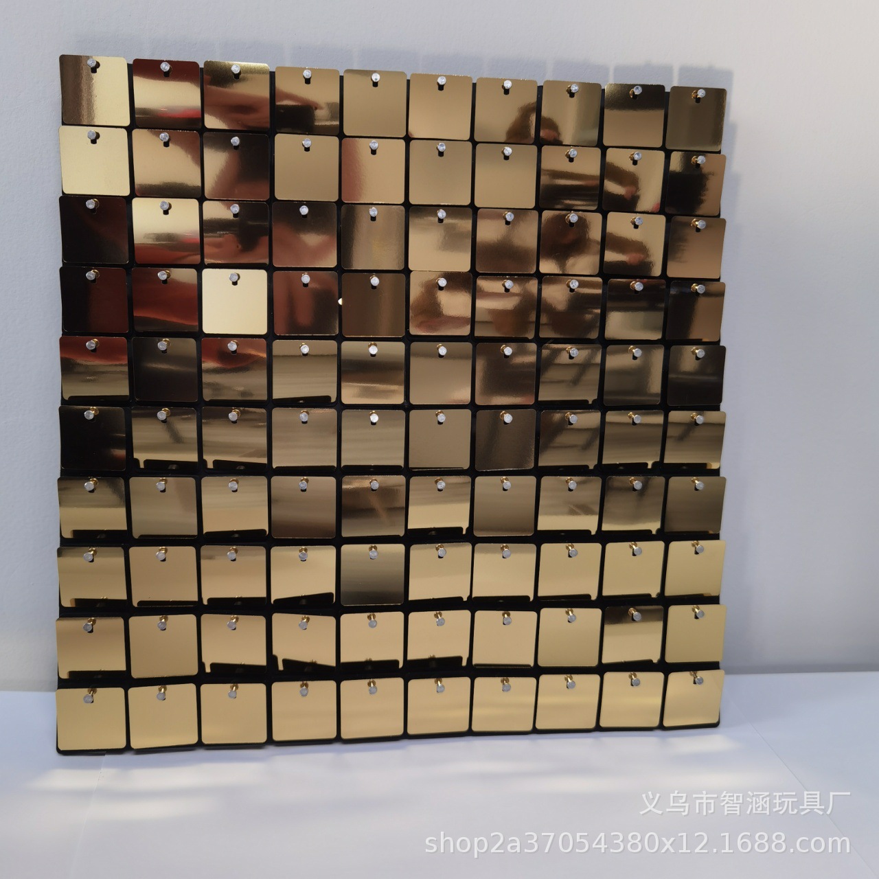 亮片风动扣板风动板背景墙亮片墙多彩广告板透明板装饰透明底板详情42