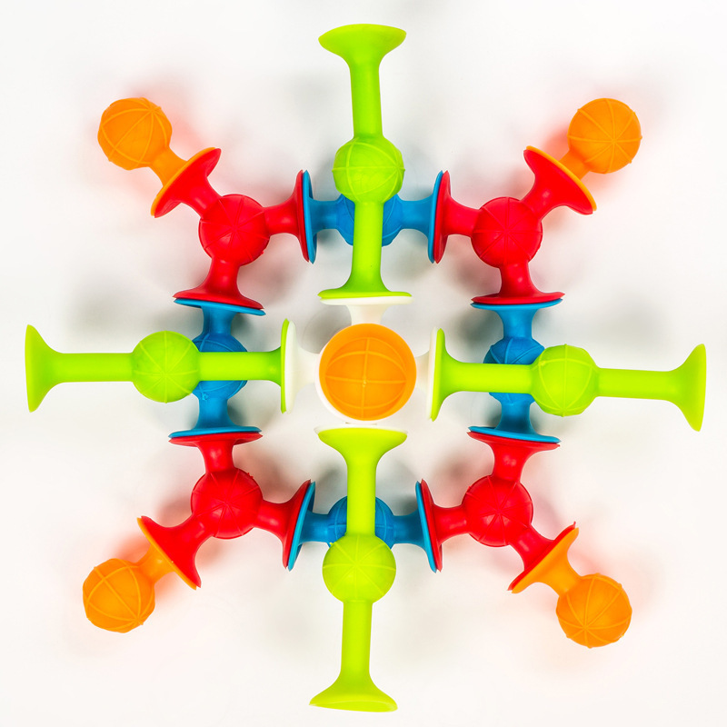 TPR软积木吸吸乐粘粘乐儿童益智玩具DIY大颗粒积木吸盘玩具详情7