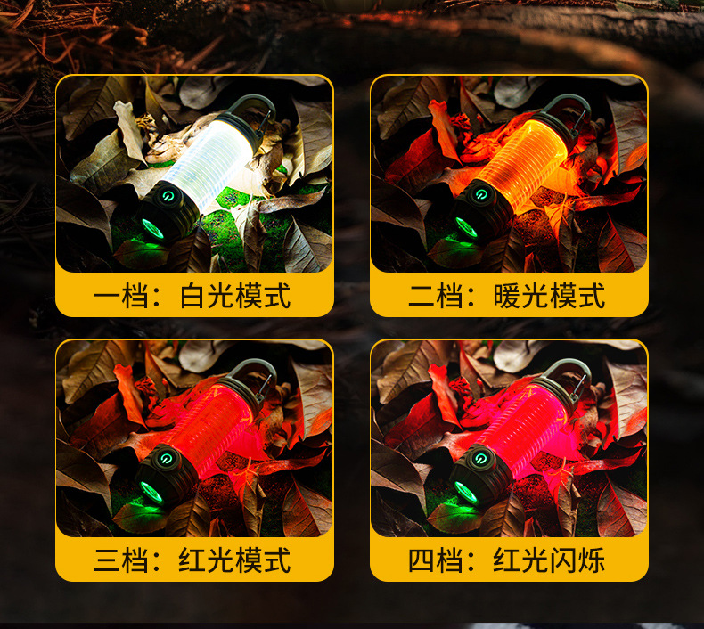 Rechargeable multi-functional outdoor camping lamp, tent lamp, portable high-intensity flashlight, camping atmosphere lamp, camping lamp pic 5