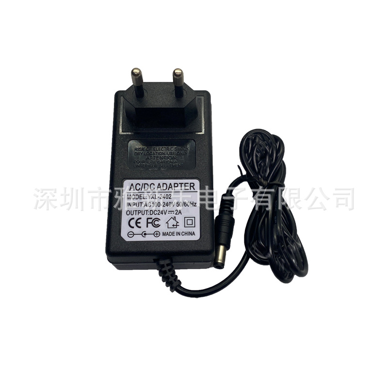 High-quality 24V2A power adapter from the manufacturer, LED water mercury light strip, water purifier, water dispenser, nail art light, sufficient power supply pic 7