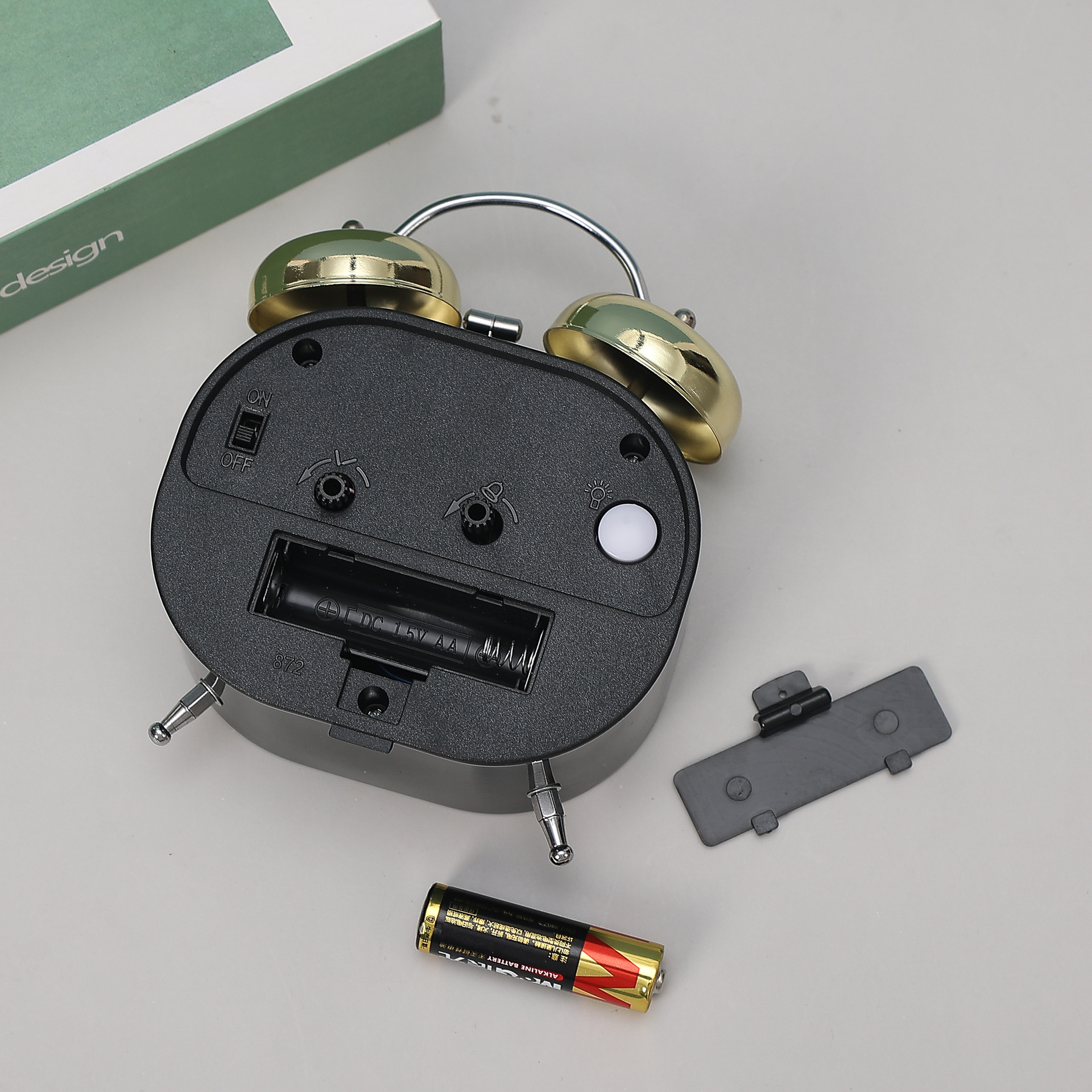 机甲大音量闹钟起床卧室时钟表专用强力叫醒户学生用金属打铃高达详情8