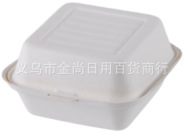 一次性餐盒纸碗甘蔗渣可降解加厚餐具碗汉堡纸浆盒水果圆盘沙拉碗详情4