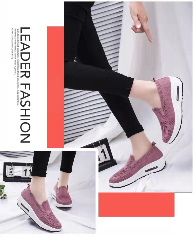 运动鞋女跨境外贸2025新款厚底气垫休闲鞋网面一脚蹬增高健步鞋女详情14