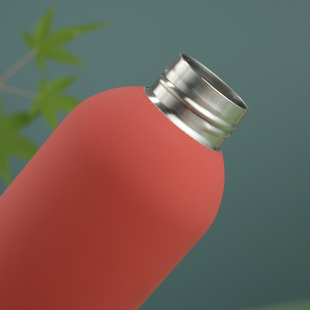 美式橡胶漆小口瓶户外真空户外运动水瓶车载跨境304不锈钢保温杯详情18