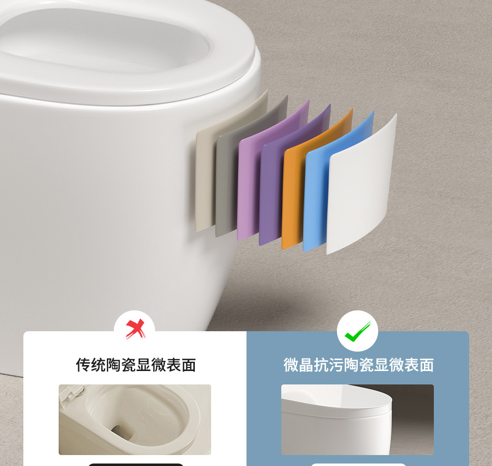 家用小户型马桶非智能无水压虹吸式坐便器防臭节水静音卫生间座厕详情19