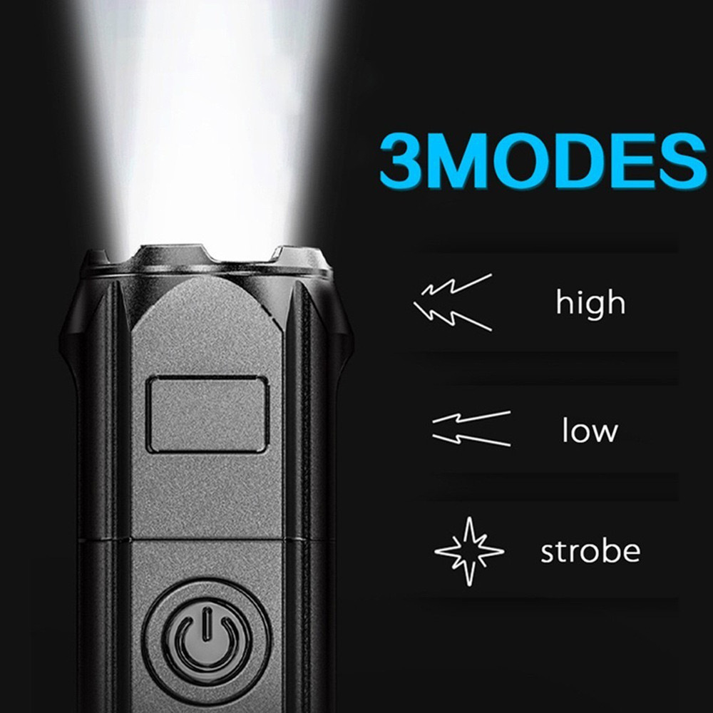 Cross-border bestseller ABS high-intensity focusing flashlight, outdoor portable and commonly used home flashlight distribution, hot flashlight pic 1