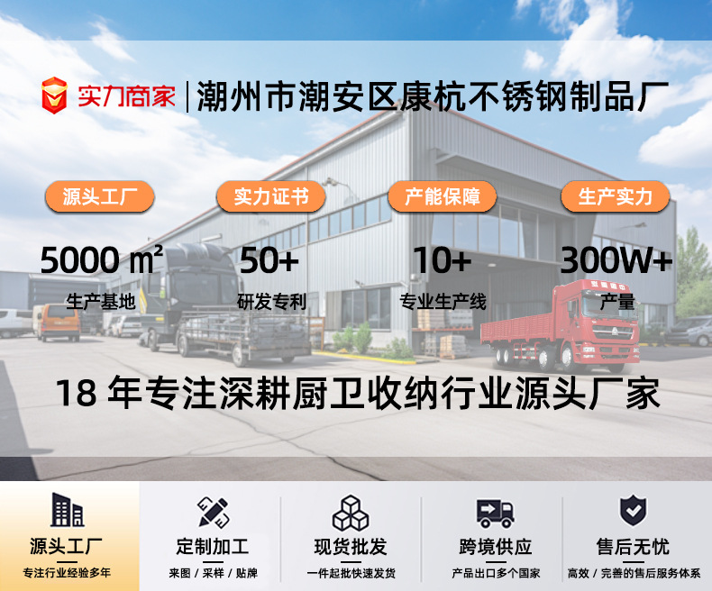 厂家批发壁挂式置物架家用厨房免打孔调味料厨具挂杆筷子筒收纳架详情1