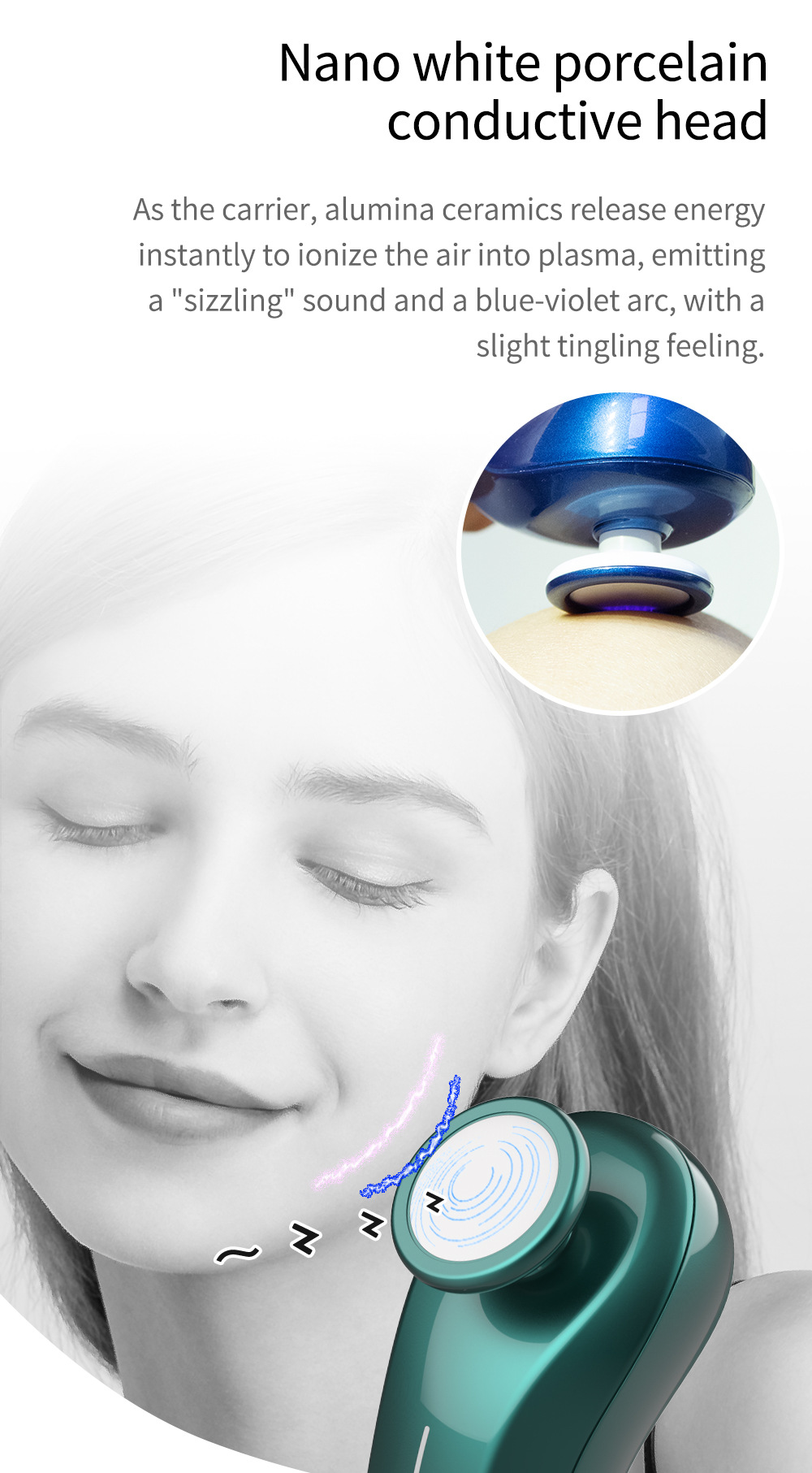 shanilak    家用美容仪器脸部按摩洁面法令纹提拉紧致面部导入导出仪冰敷详情9