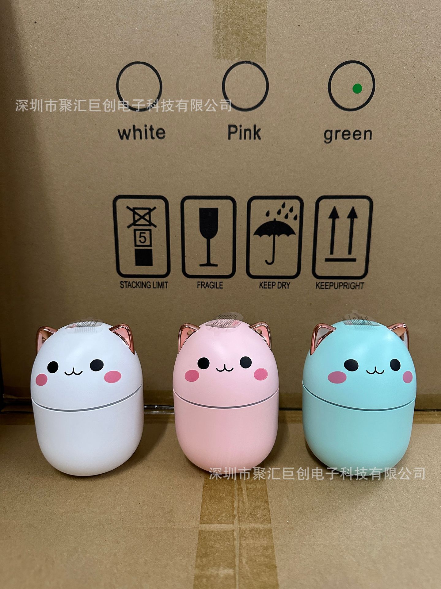New home pet humidifier usb silent car mini seven-color ambient lighting air humidifier cross-border pic 5
