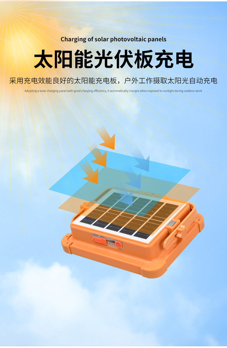 跨境带篮牙音箱可听音乐野炊应急照明夜市摆摊挂式强光太阳能灯详情8