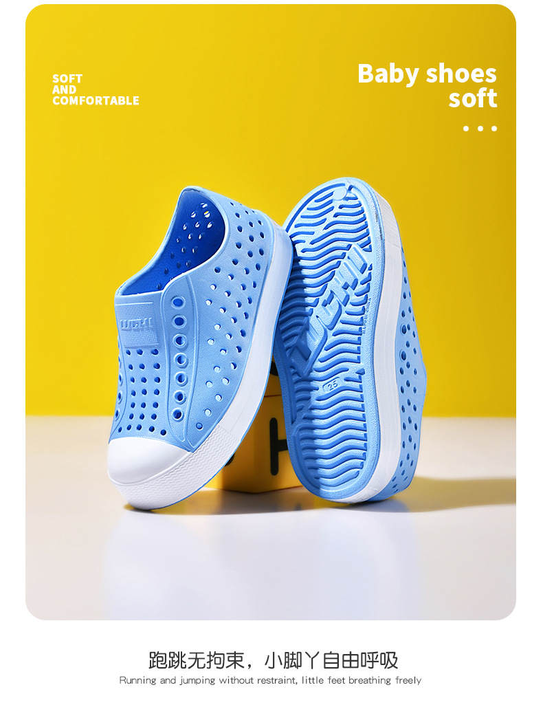 儿童洞洞鞋夏季休闲童鞋卡通凉鞋镂空男女童沙滩鞋跨境洞洞鞋批发详情29