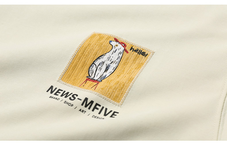 ALLIN 卡通印花短袖T恤男夏季美式重磅宽松百搭圆领五分半袖上衣详情39