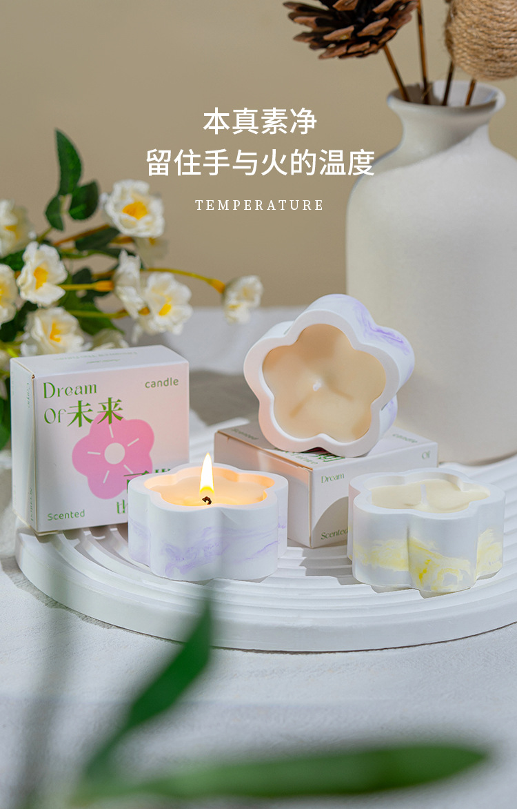 跨境香薰蜡烛批发可爱创意香氛大豆蜡摆件无烟手工氛围感伴手礼物详情19